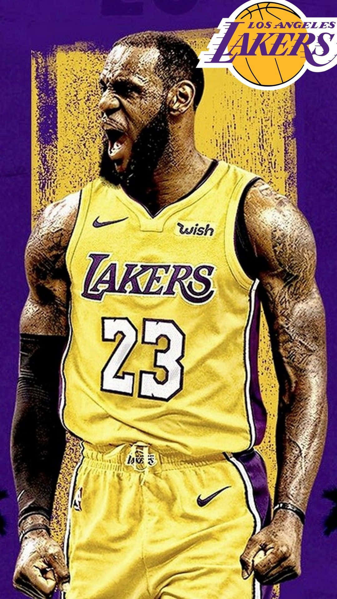 Lebron James is sporting his new Iphone! Wallpaper