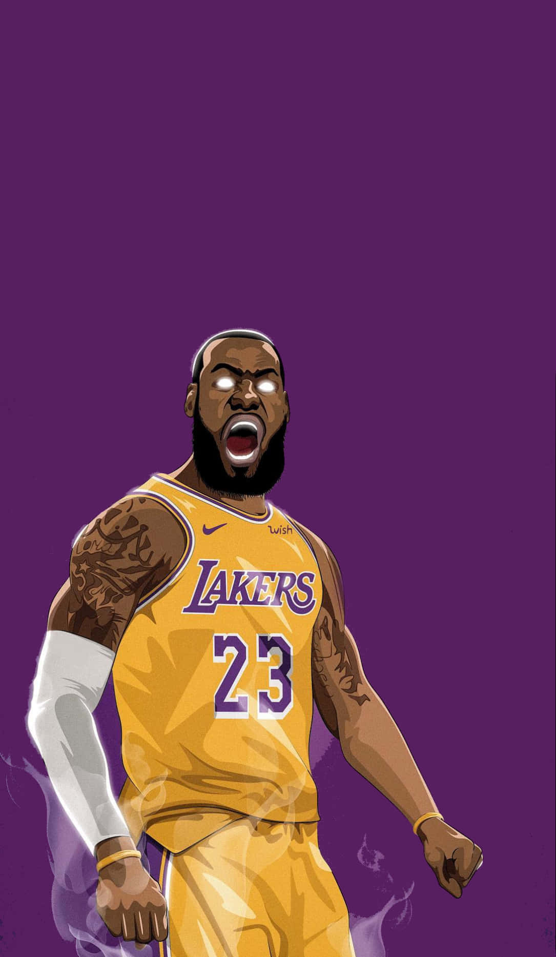 Download King Lebron James Leading the Los Angeles Lakers Wallpaper   Wallpaperscom