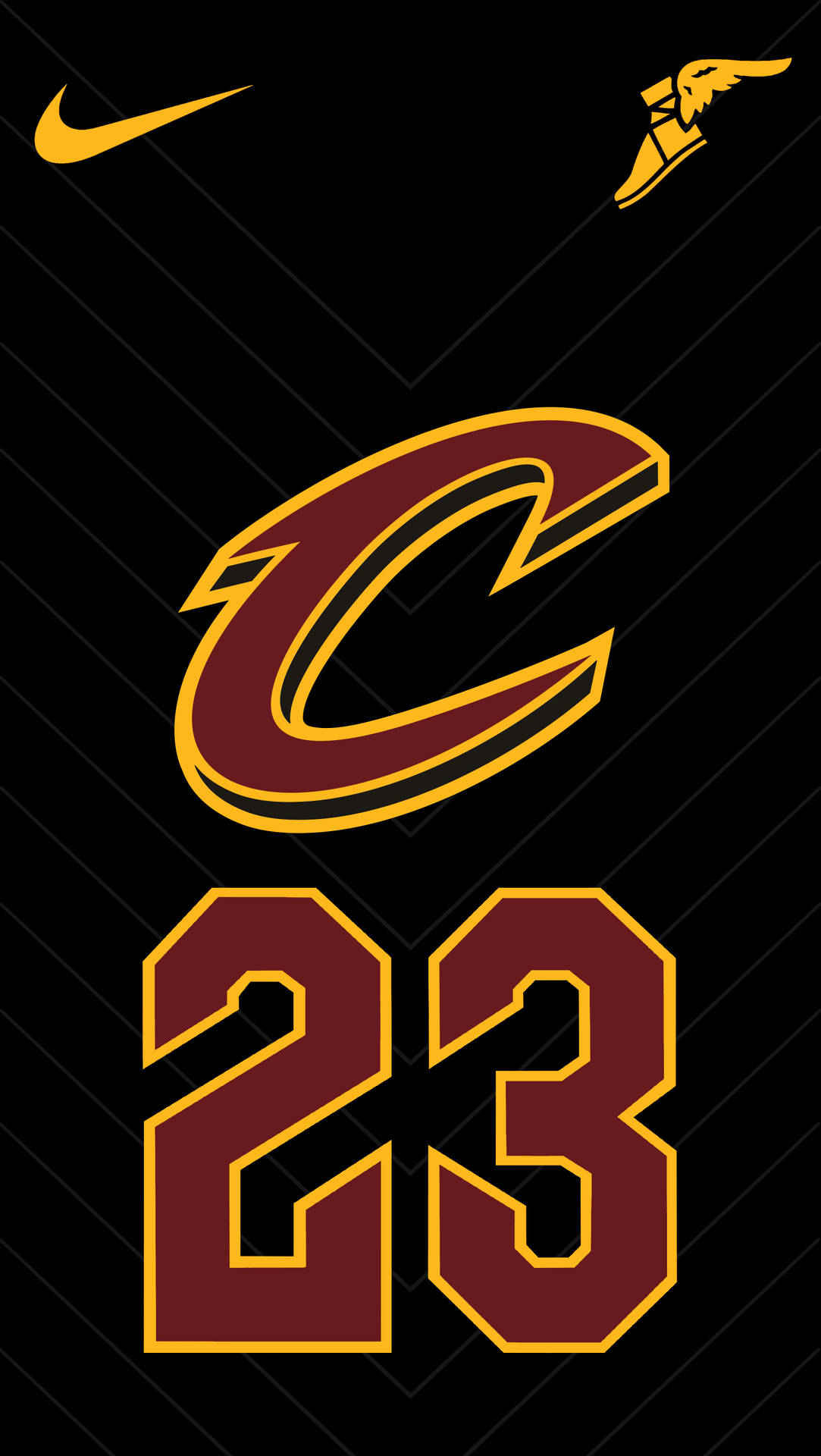 Download Lebron James Jersey 23 Cleveland Cavaliers Logo Wallpaper |  