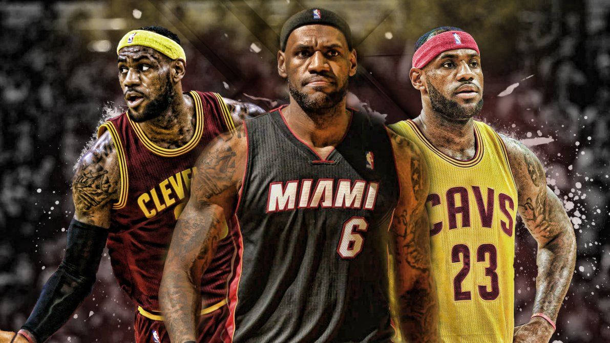 Download Lebron James Nba Miami Heat And Cleveland Cavaliers Wallpaper |  