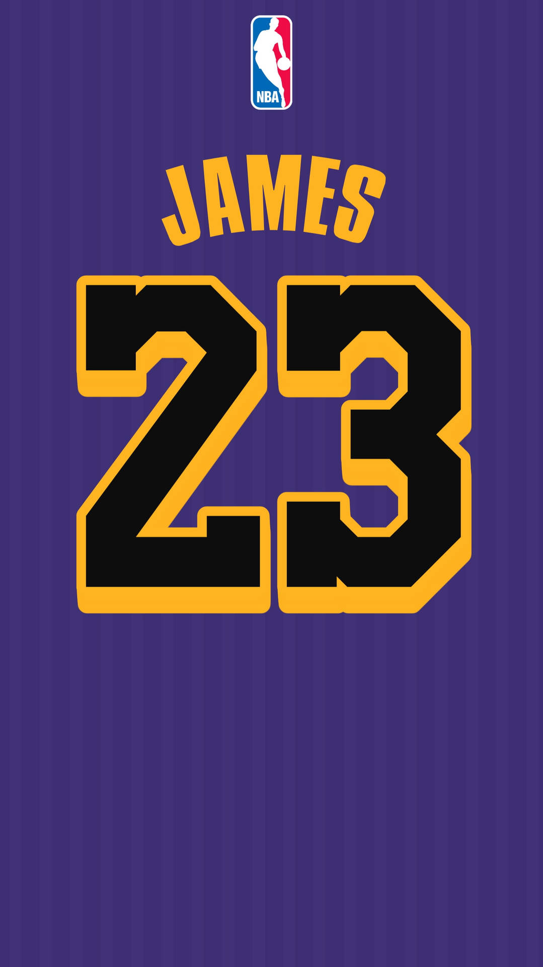 Lebron James Purple Lakers Jersey Wallpaper