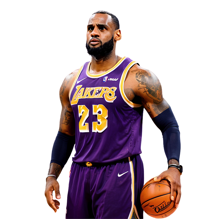 Download Lebron James Setting Up Play Png 05232024 | Wallpapers.com