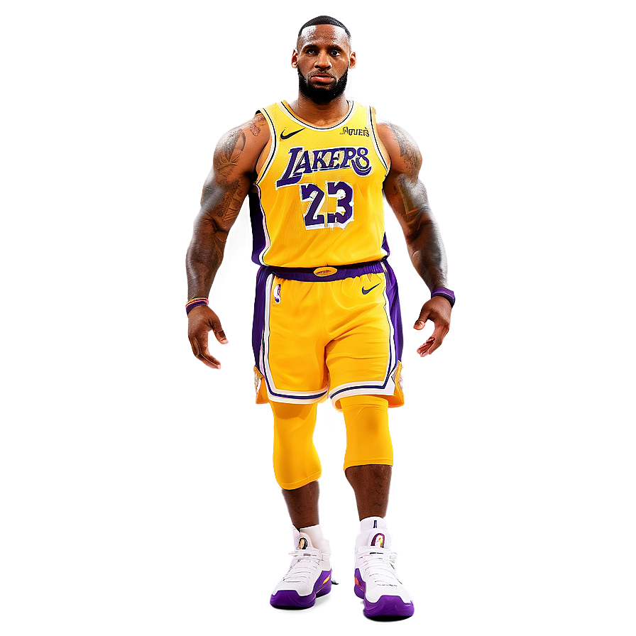 Lebron Lakers Jersey Png 05232024 PNG