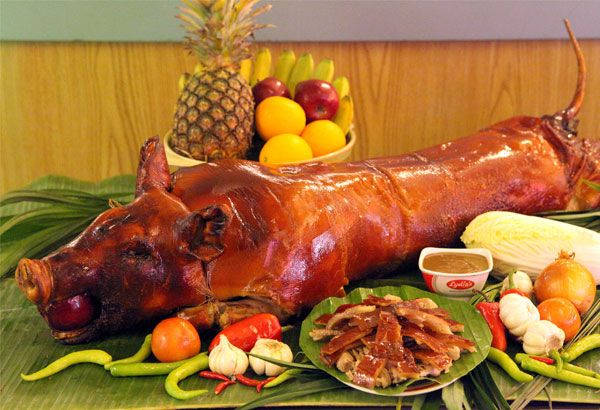 Lechon With Fruits Wallpaper