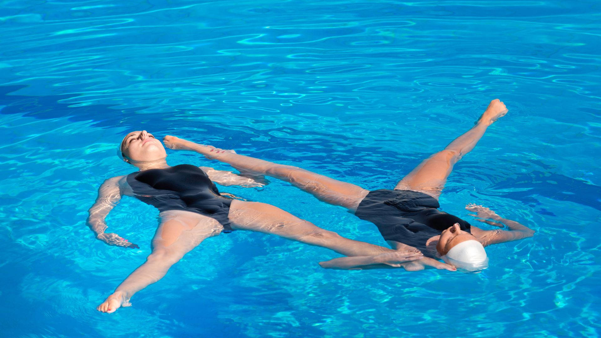 Leduc Silhouettes Artistic Swimming Wallpaper