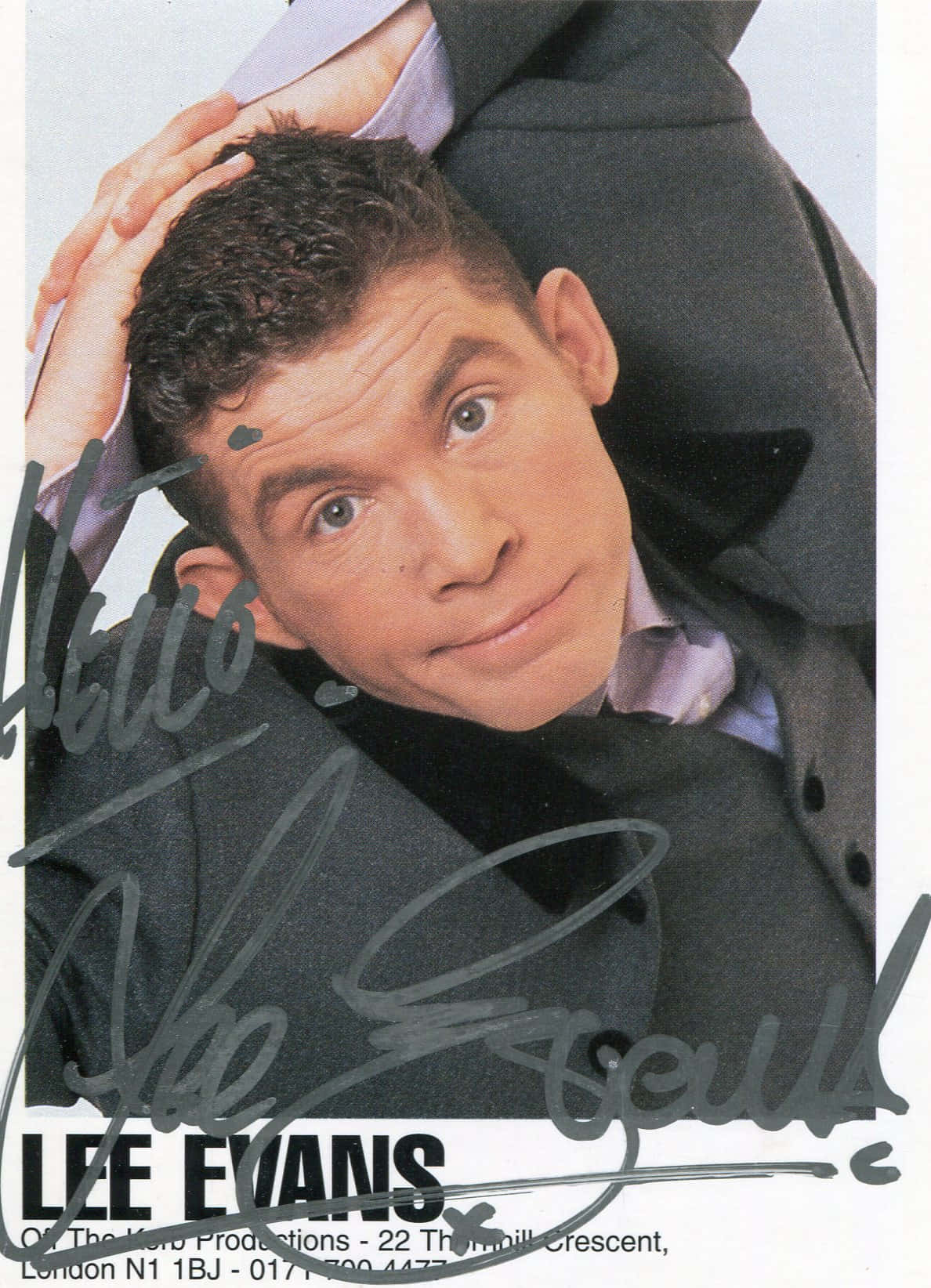 Actor Lee Evans in a comedy role Wallpaper