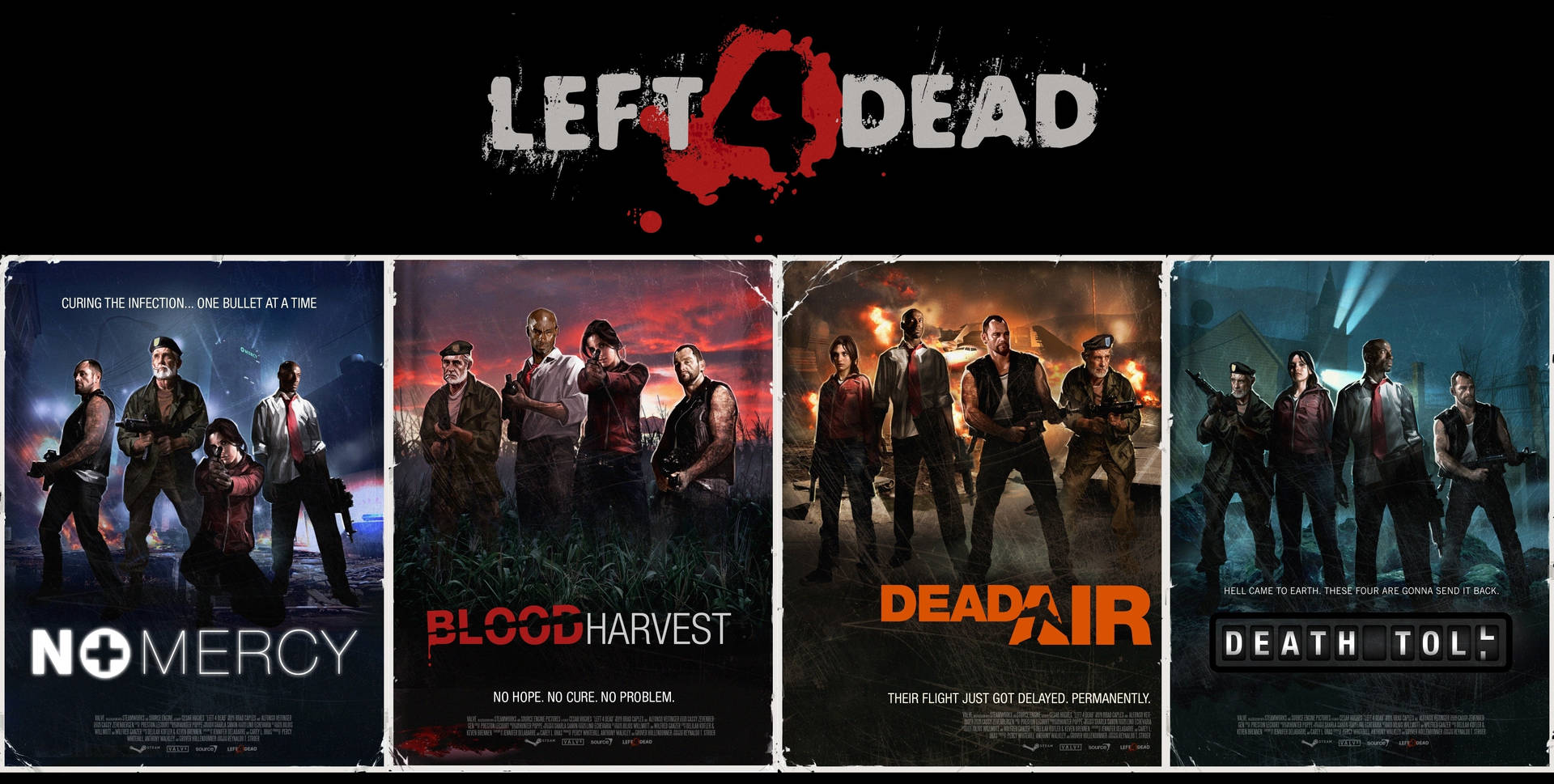 Left 4 Dead Campaign Collage