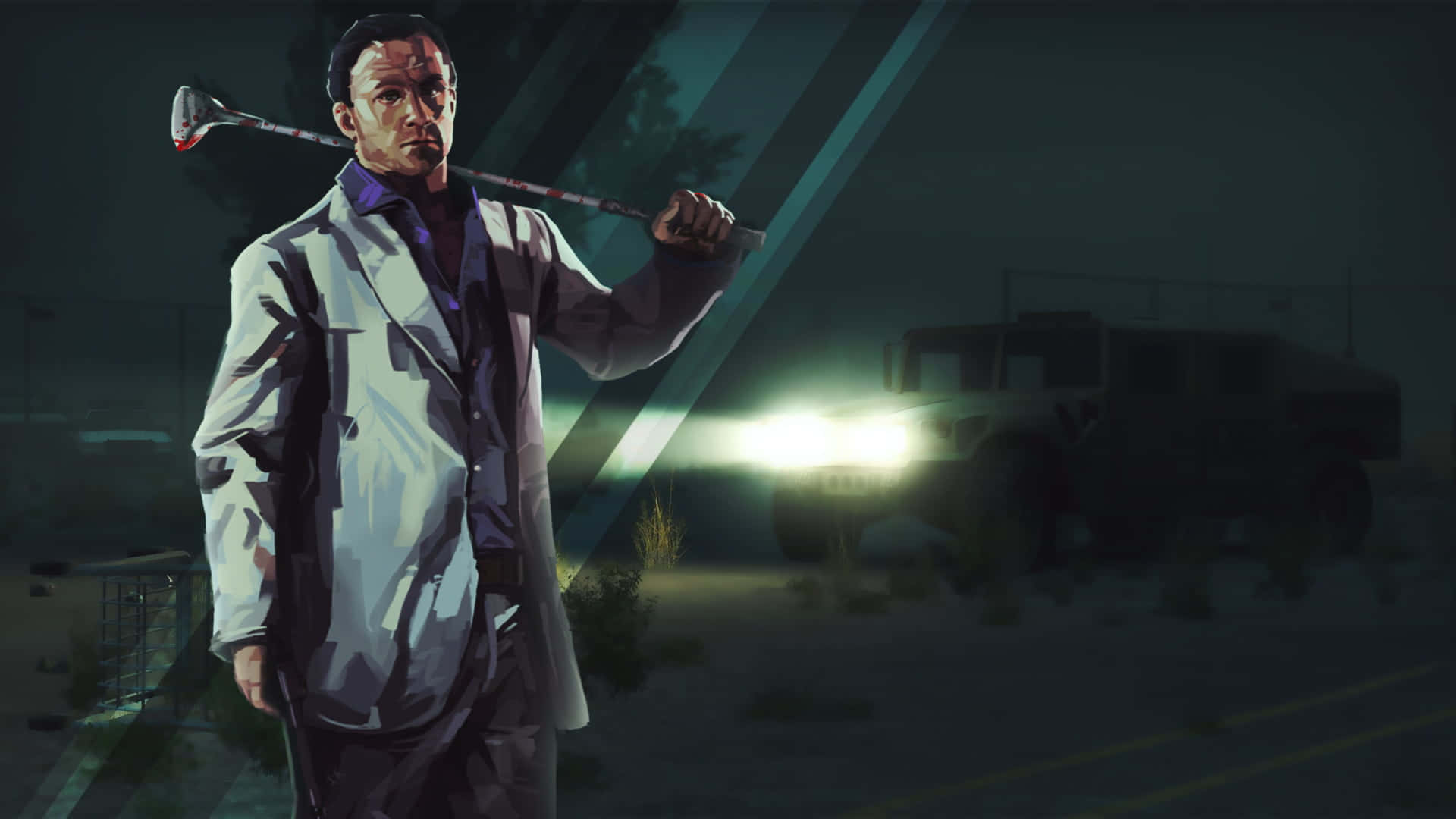 The Iconic Left 4 Dead Characters Ready for Action Wallpaper