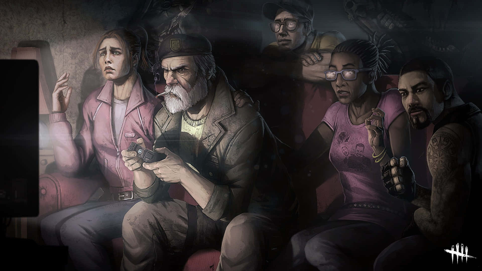 Captivating Left 4 Dead Characters in Action Wallpaper