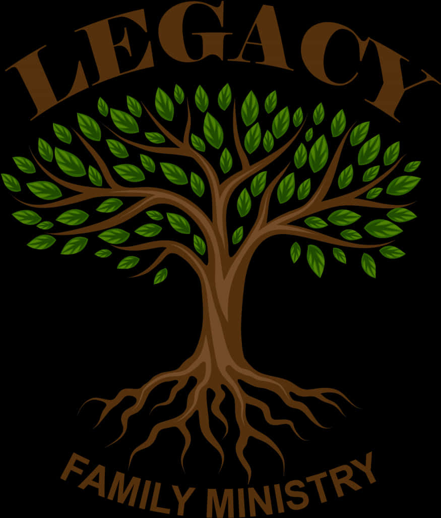 Legacy Family Ministry Tree Logo PNG