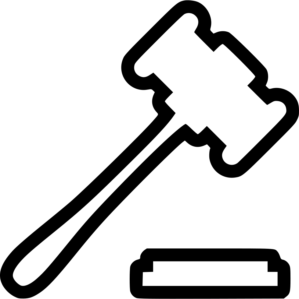Legal Gavel Icon PNG