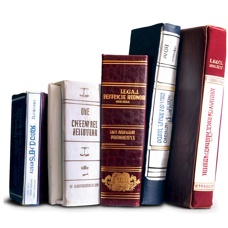Legal Reference Book Spine Png 88 PNG