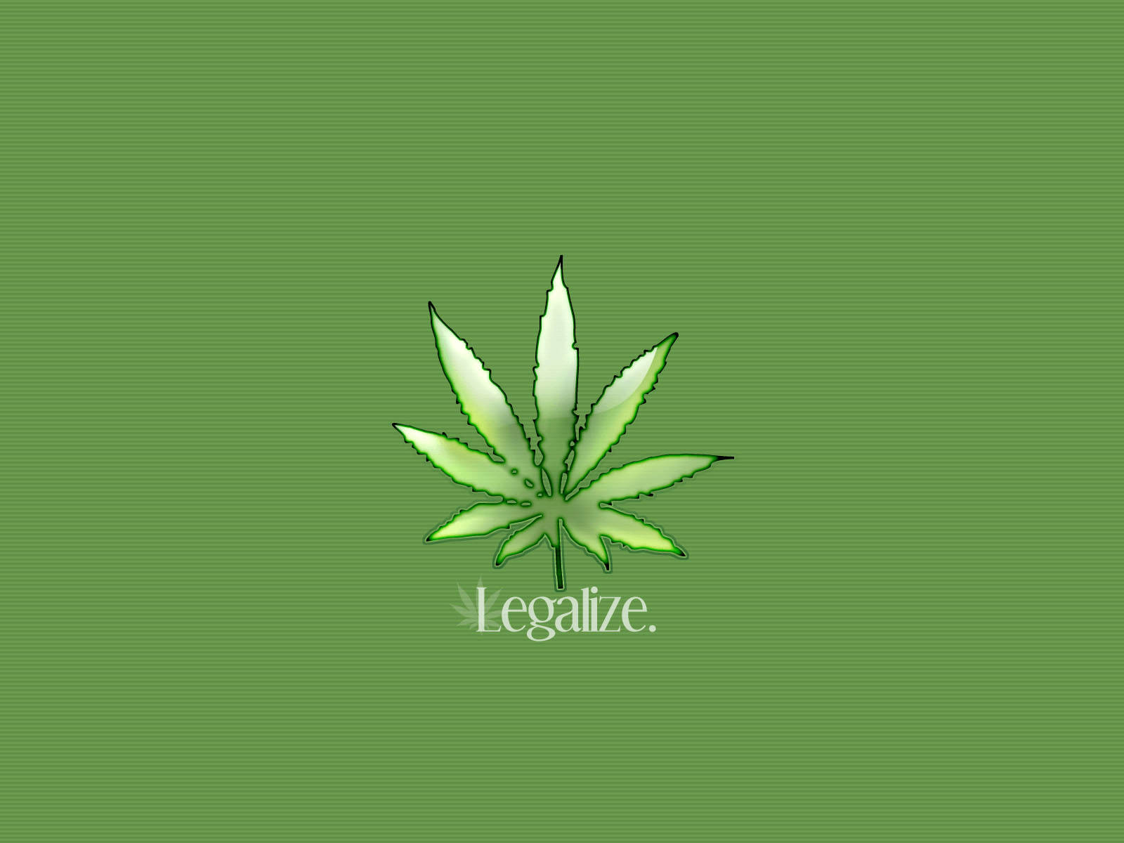Legalisér cannabis plakat Wallpaper