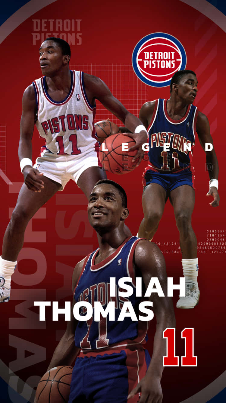 Legendeder Ehemalige Professionelle Amerikanische Basketballspieler Isiah Thomas Wallpaper