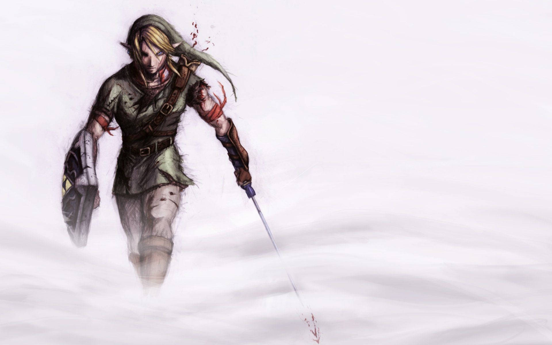 Link, the chosen hero of Hyrule Wallpaper
