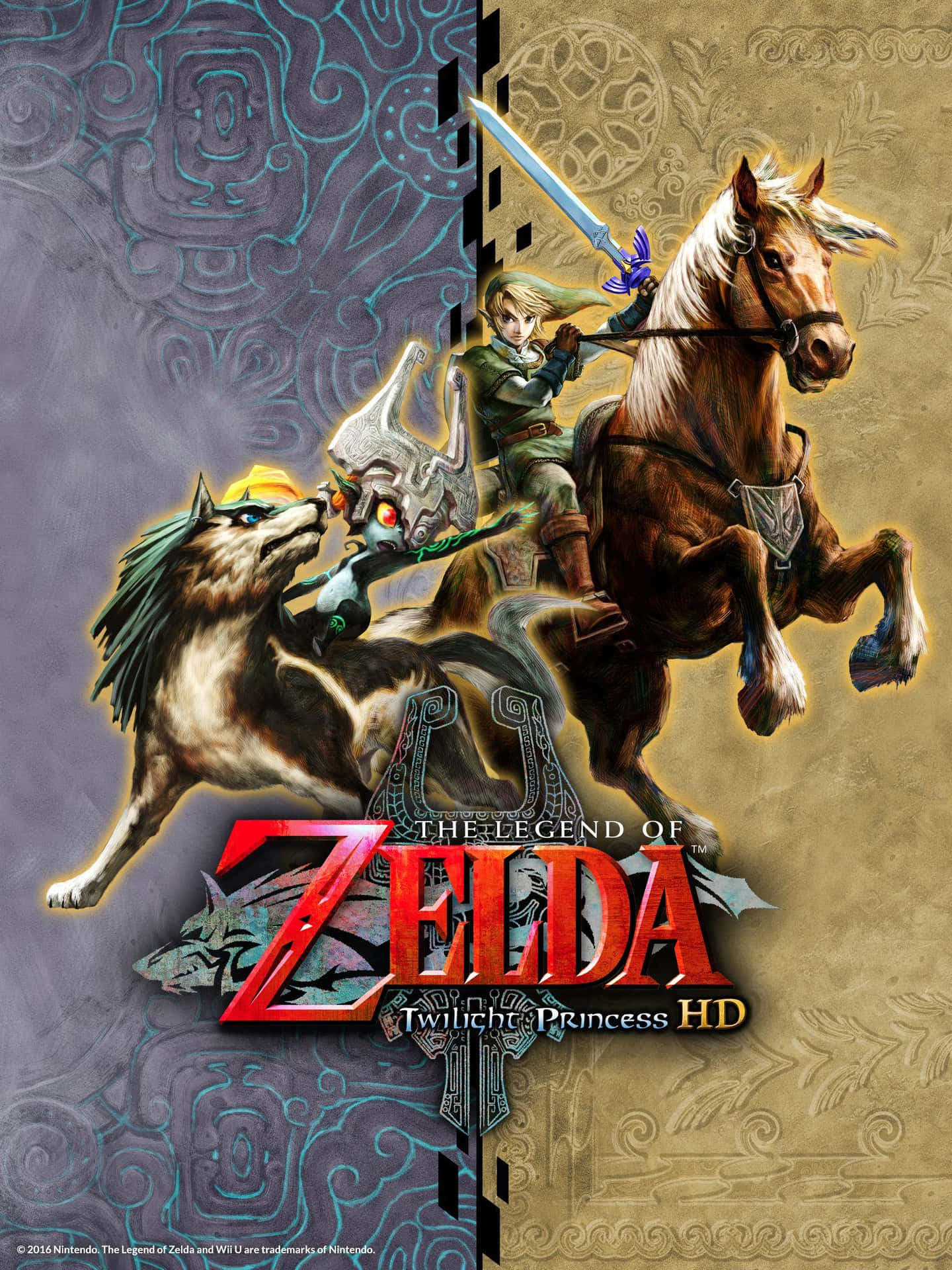 Blivmed Link På Hans Episke Eventyr Gennem Hyrule - Legend Of Zelda Twilight Princess Wallpaper