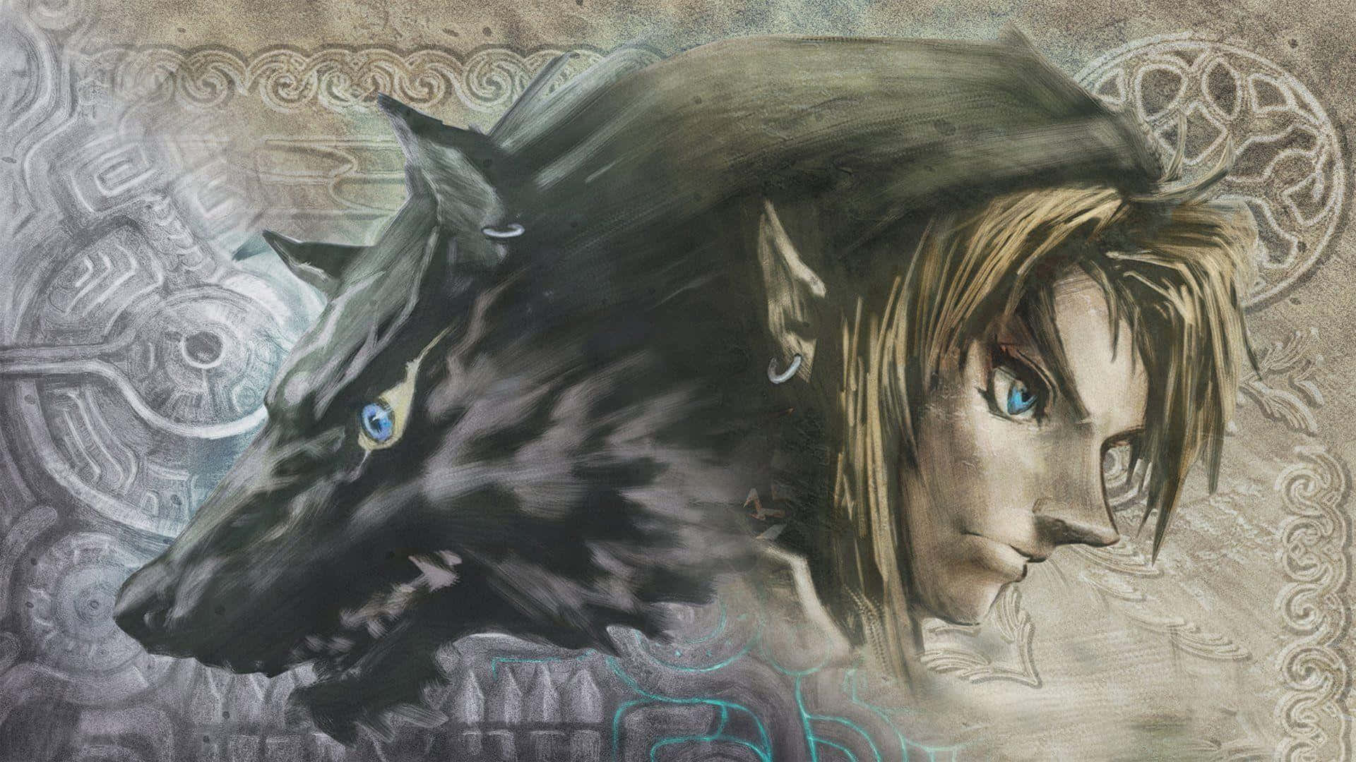 Ulvenog Link, Legend Of Zelda: Twilight Princess. Wallpaper