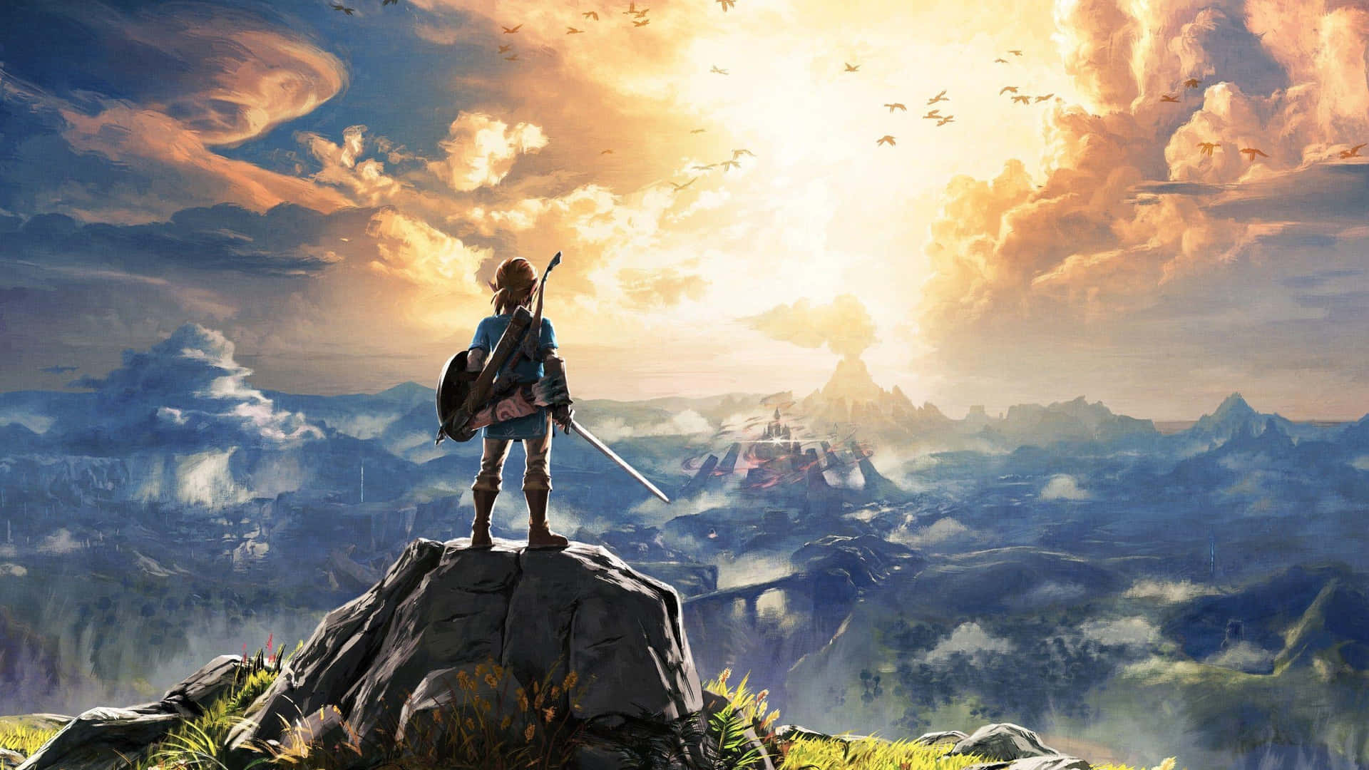 Folgeden Spuren Von Link Zu Abenteuer Und Ruhm In The Legend Of Zelda: Twilight Princess Wallpaper