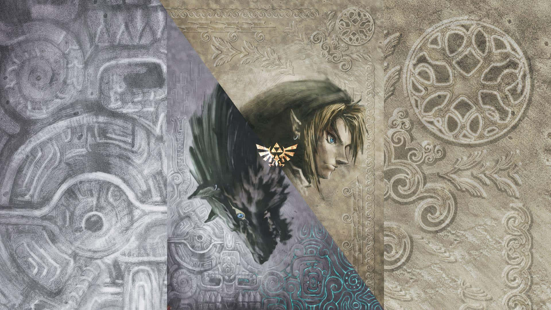 Legend Of Zelda Twilight Princess Wolf And Zelda Wallpaper