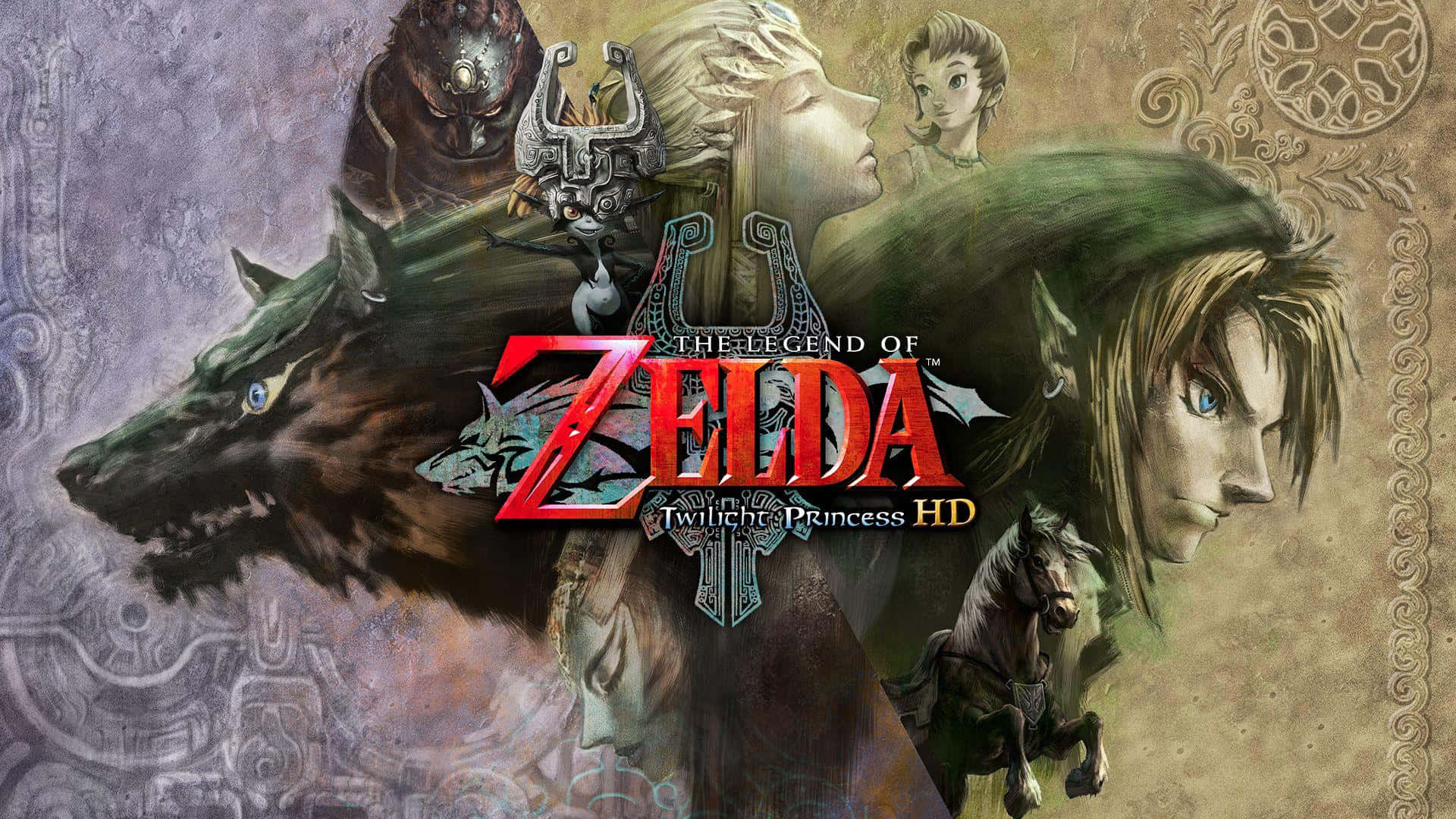 Pósterde Los Personajes De Legend Of Zelda Twilight Princess Fondo de pantalla