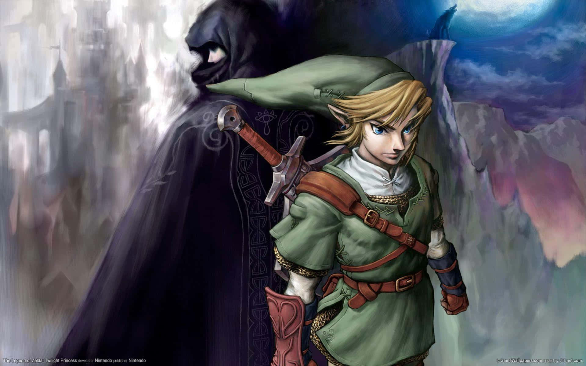 Utforskaden Mystiska Världen I Hyrule I The Legend Of Zelda: Twilight Princess Som Dator- Eller Mobilbakgrund. Wallpaper