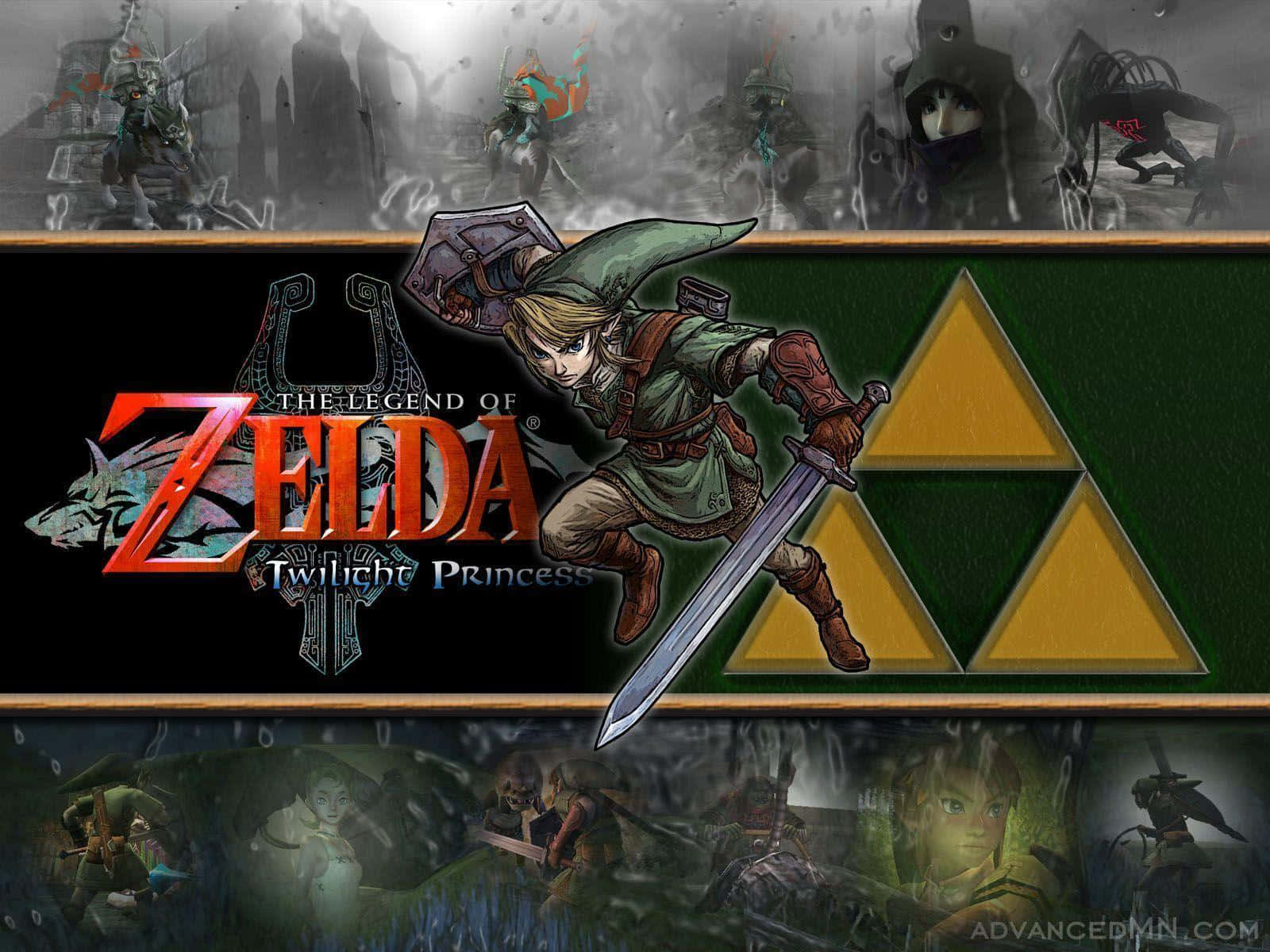 Explore The Land Of Hyrule And Uncover The Secrets Of The Twilight Princess Wallpaper