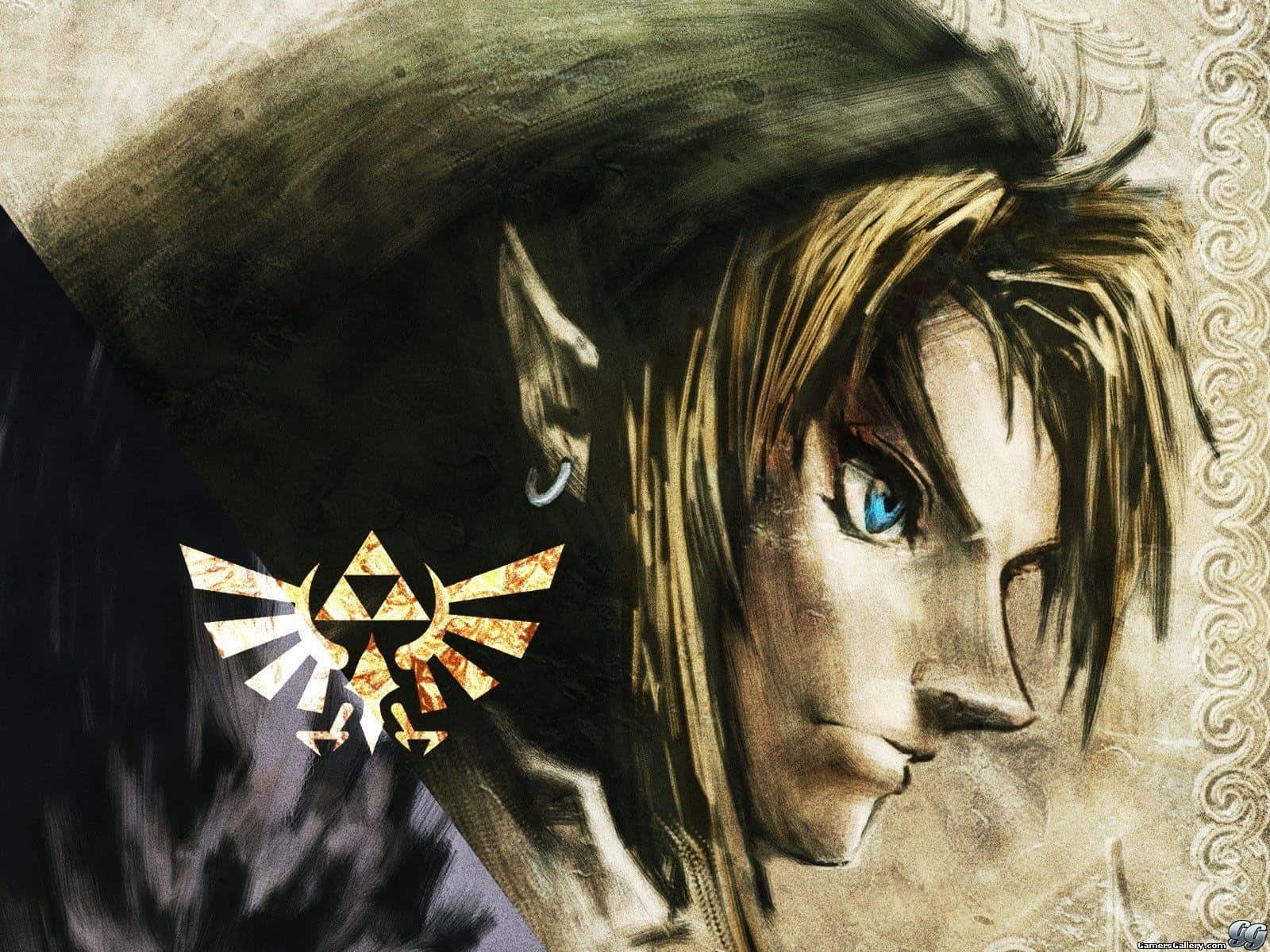 Dibujode Link De The Legend Of Zelda: Twilight Princess Fondo de pantalla