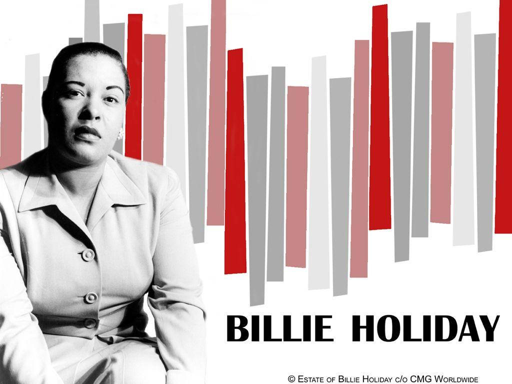 Legendarisk sanger Billie Holiday Tapet Wallpaper