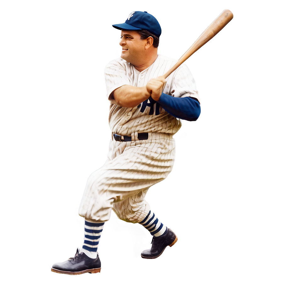 Legendary Babe Ruth Png 06242024 PNG