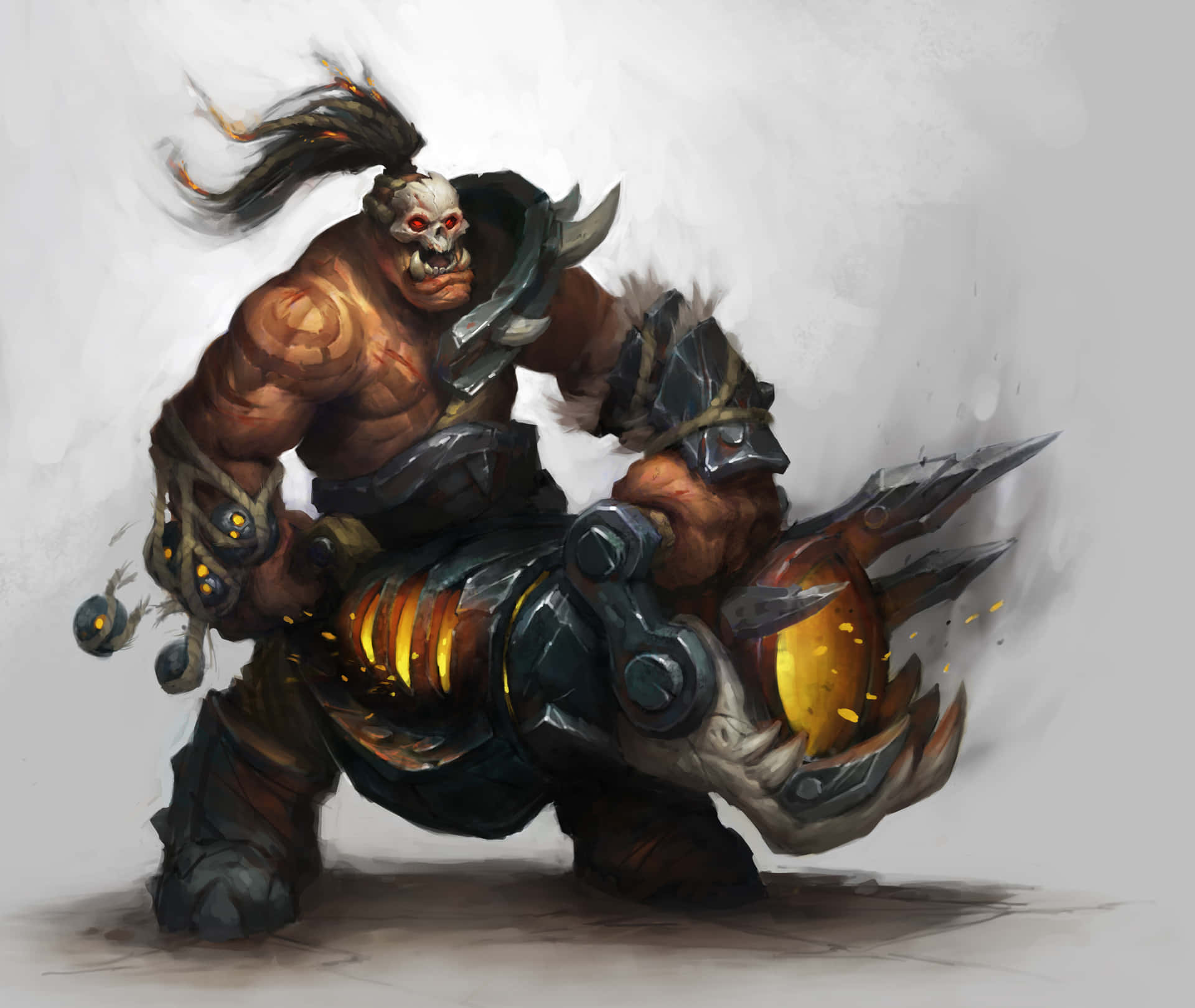 Legendary Battle In Warlords Of Draenor, World Of Warcraft. Wallpaper