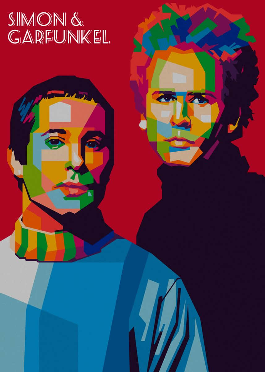 Legendary Duo Simon&Garfunkel During A Concert Wallpaper