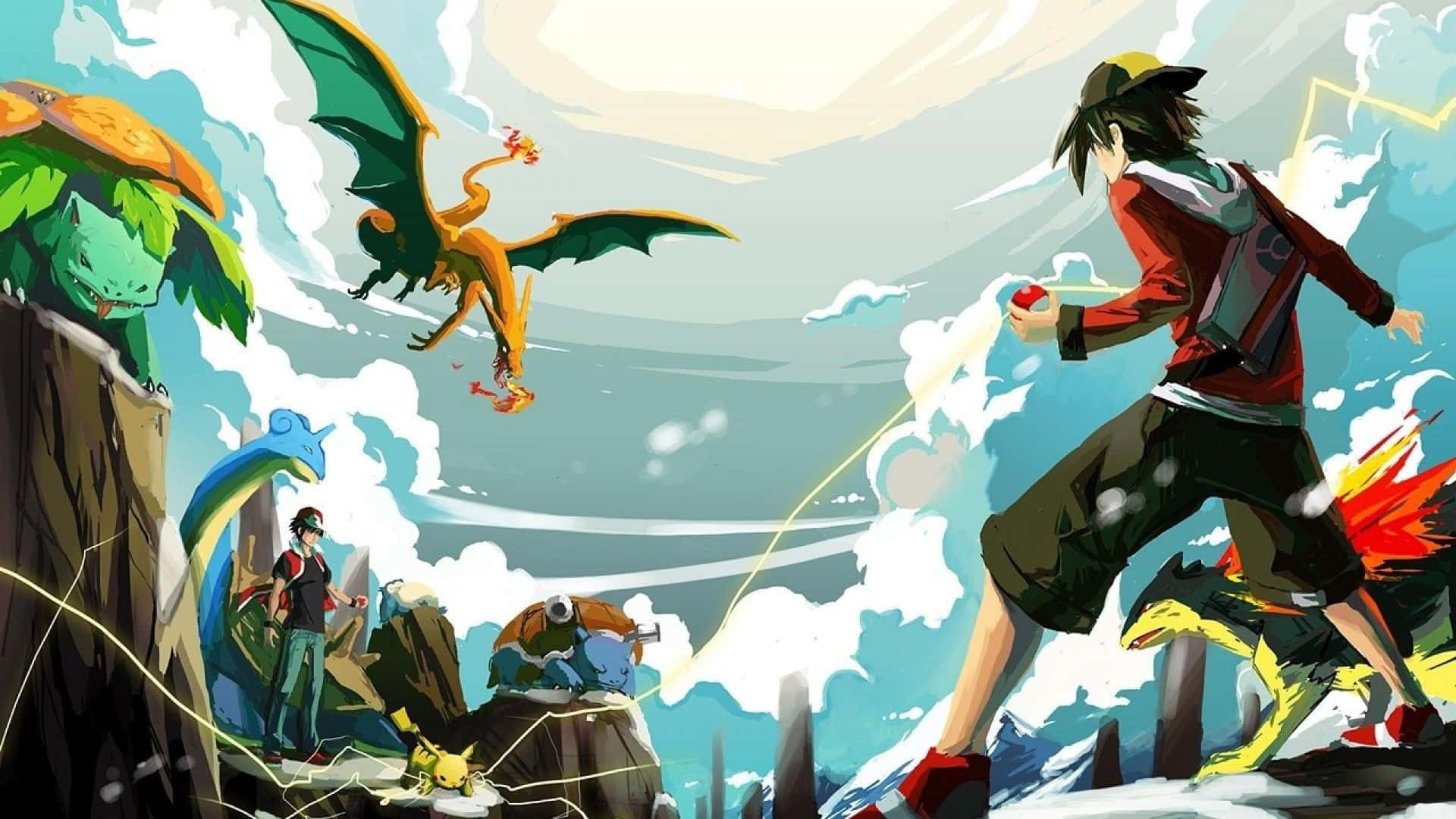 Legendarisk Pokémon GO-kamp Ash Picture Wallpaper