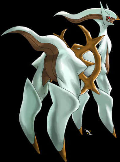 Legendary Pokemon Arceus Artwork PNG