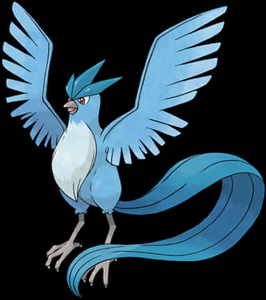 Legendary Pokemon Articuno Illustration PNG