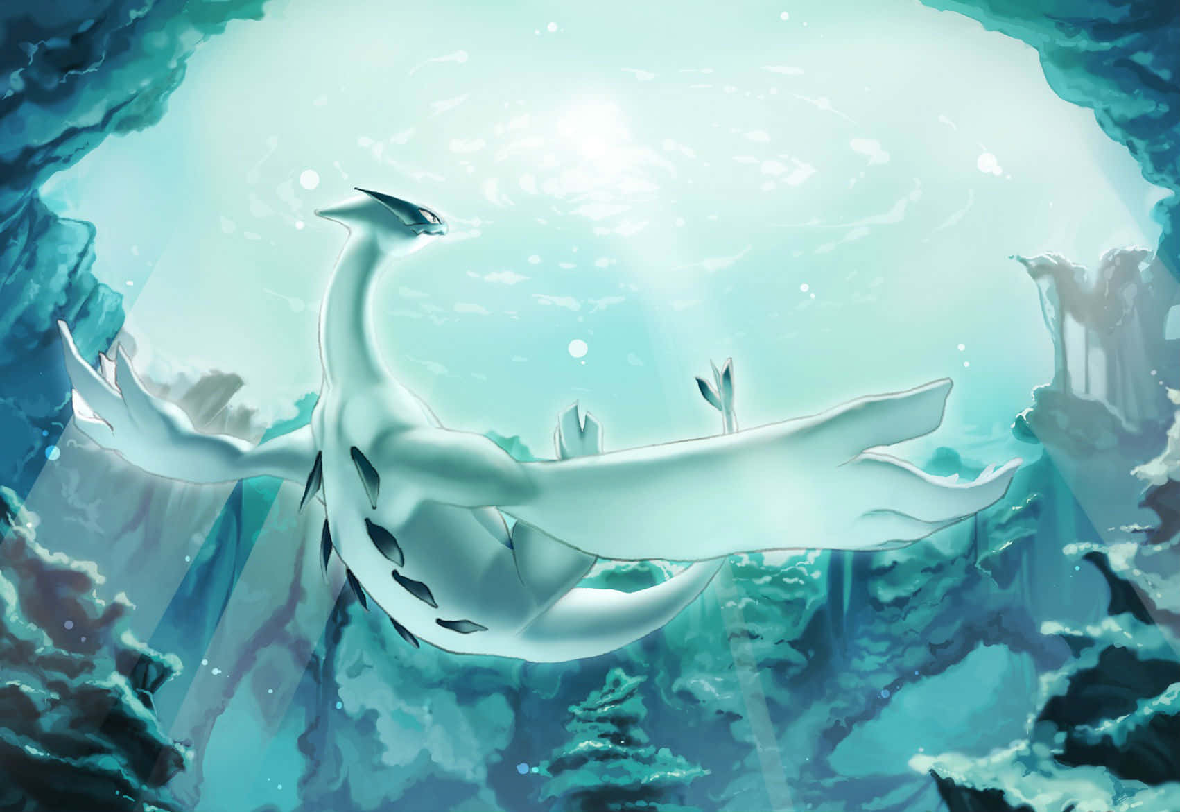 Lugia Underwater Legendary Pokemon Picture