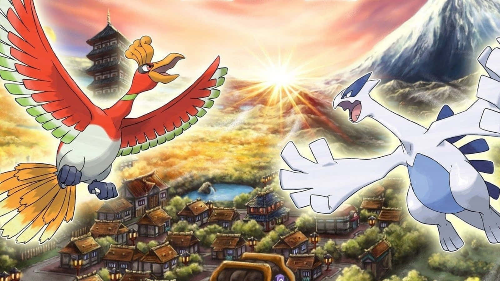 Ho-oh And Lugia Legendary Pokemon Picture
