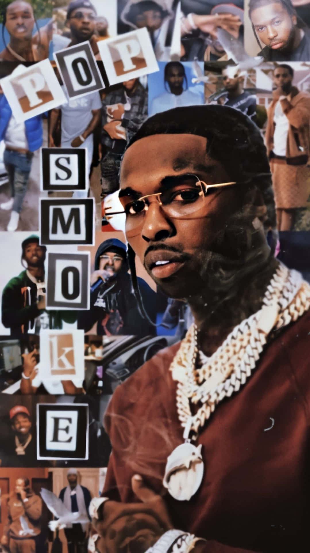 Legendary Rapper Pop Smoke Portrait