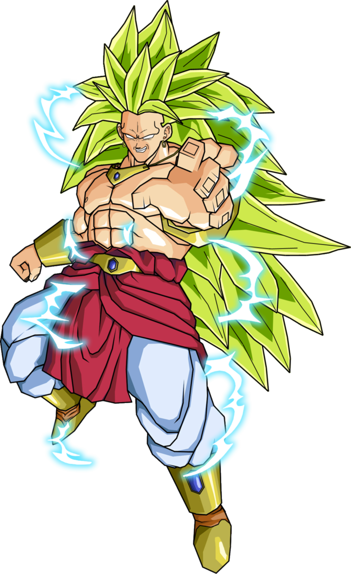 Legendary Super Saiyan Broly Energy Aura PNG