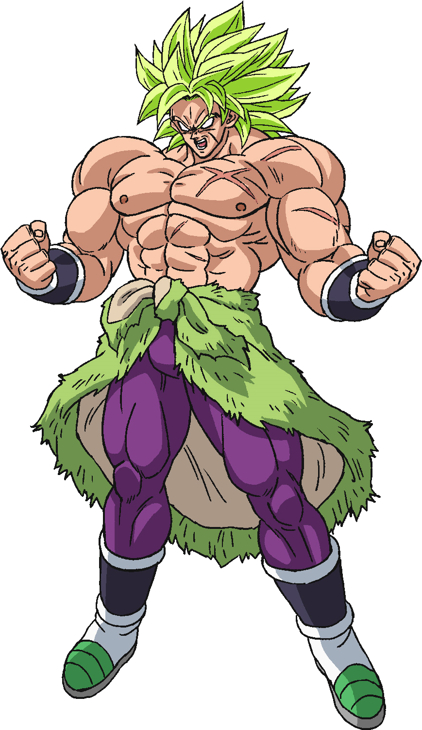 Legendary Super Saiyan Broly Fanart PNG