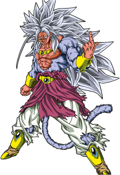 Legendary Super Saiyan Broly Fanart PNG