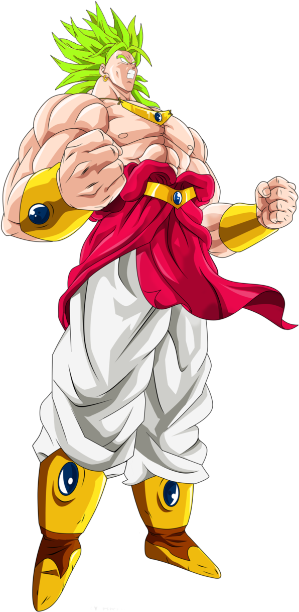 Legendary Super Saiyan Broly Fanart PNG