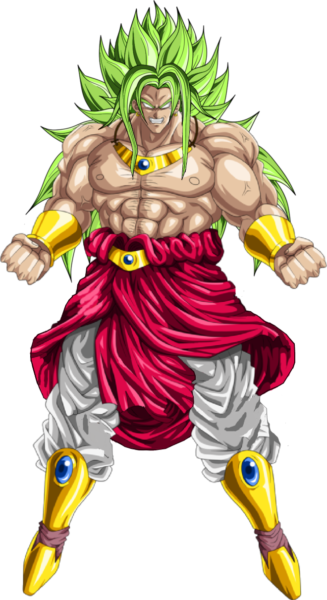 Legendary Super Saiyan Broly Full Power PNG