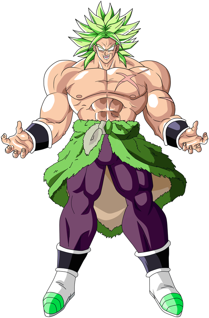 Legendary Super Saiyan Broly Full Power PNG