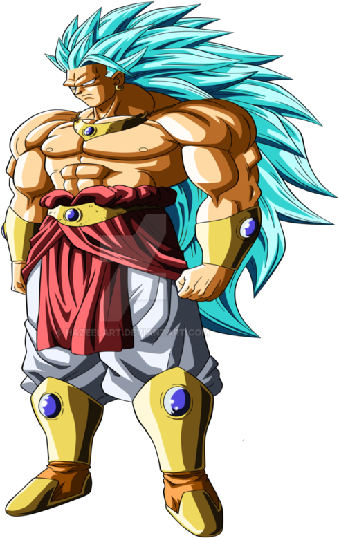 Legendary Super Saiyan Broly Illustration PNG