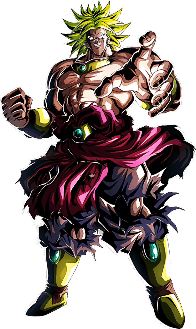 Download Legendary Super Saiyan Broly Pose | Wallpapers.com