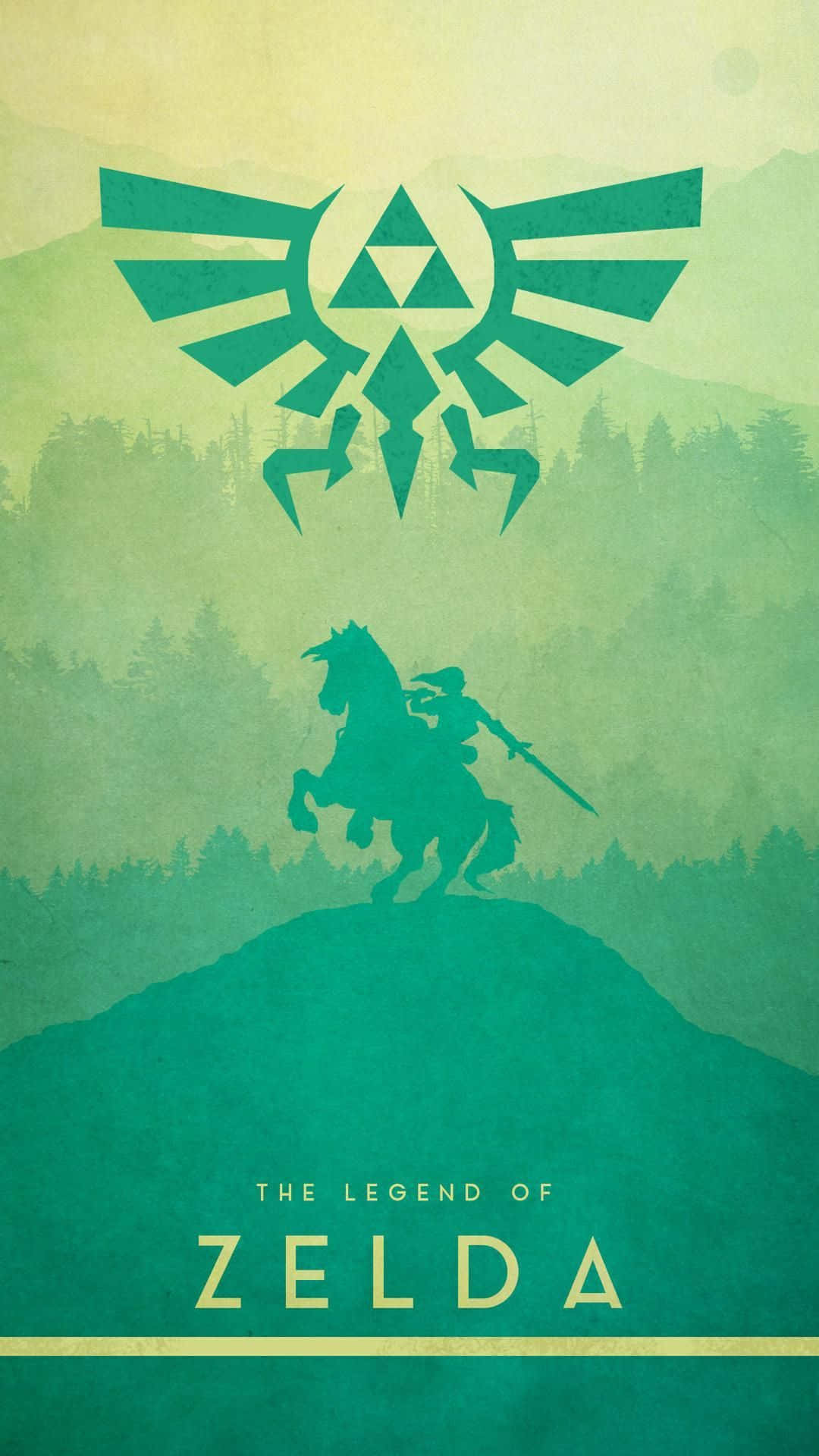 Legendof Zelda Minimalist Art Wallpaper