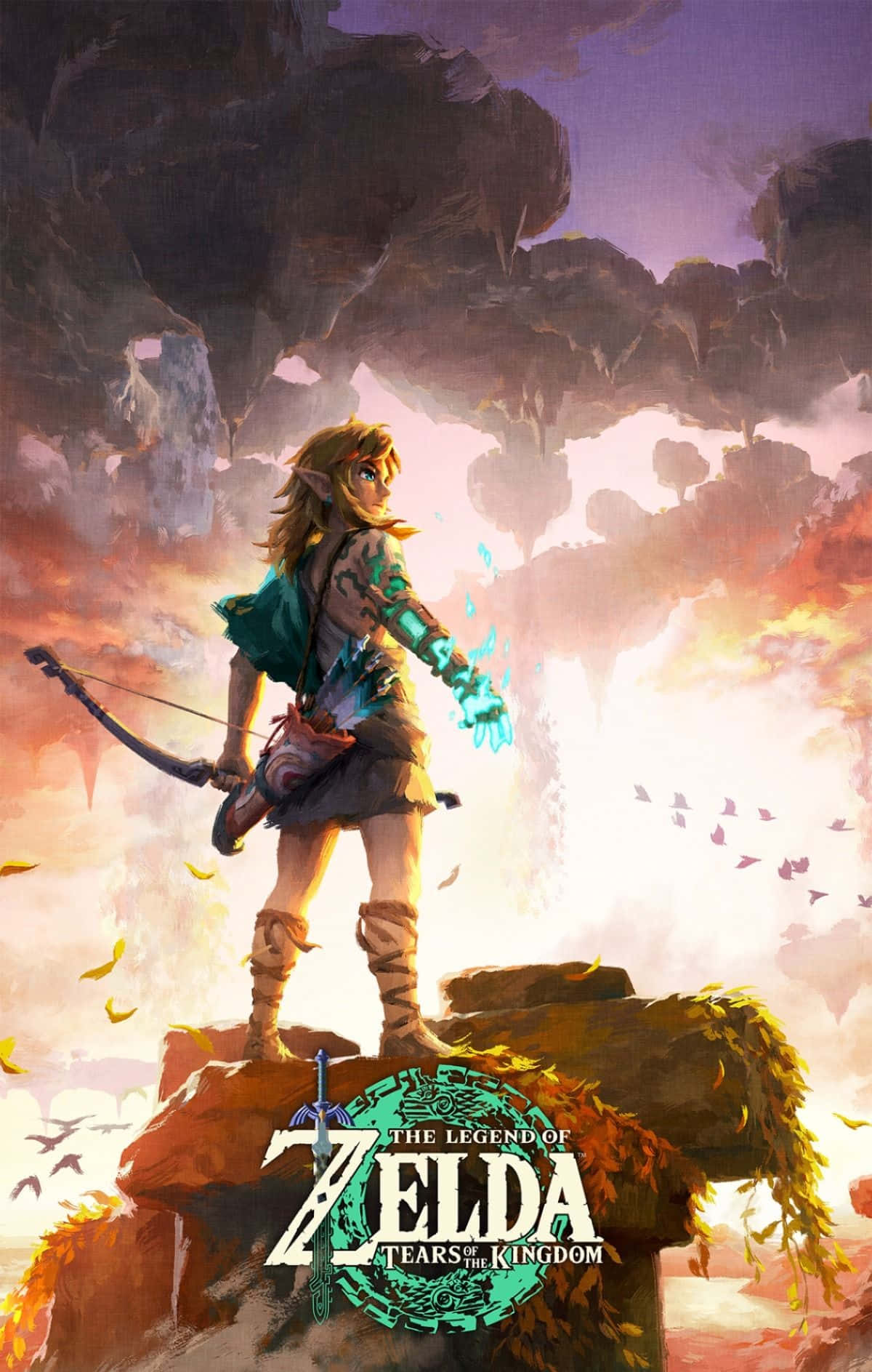 Legendof Zelda Tearsofthe Kingdom Artwork Wallpaper