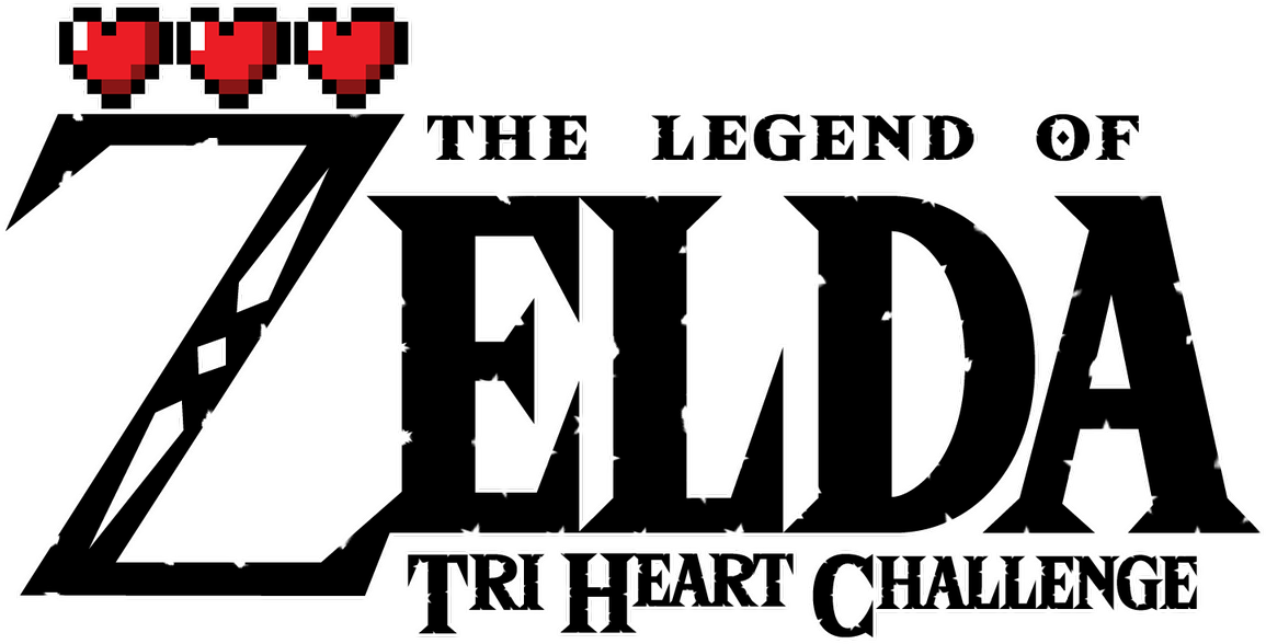 Legendof Zelda Tri Heart Challenge Logo PNG