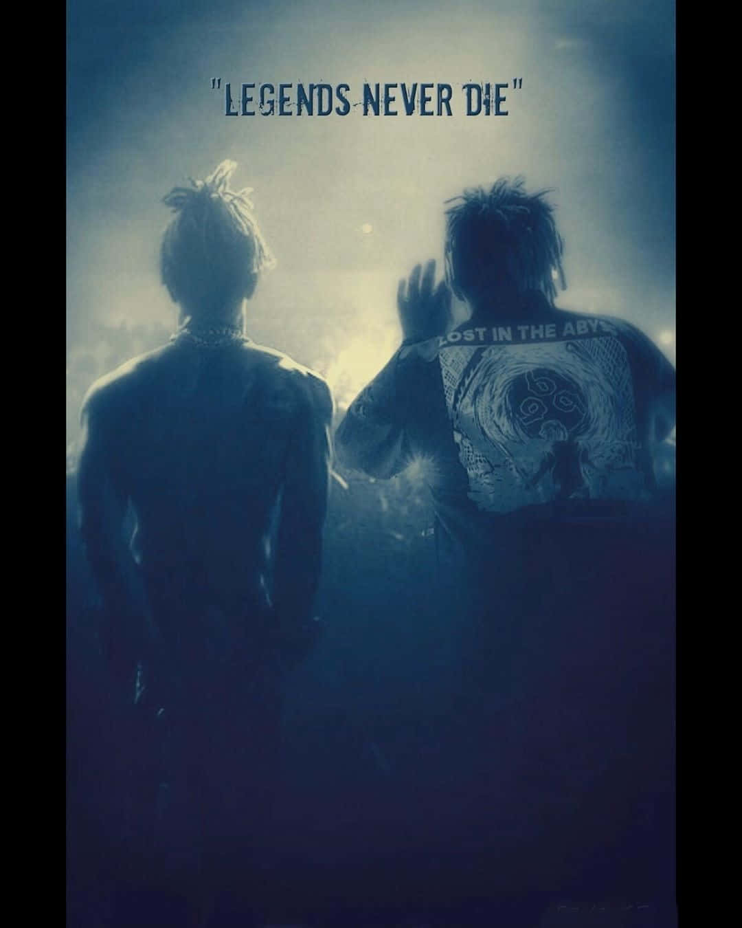 Juice Wrld 'Legends Never Die' Sky Poster
