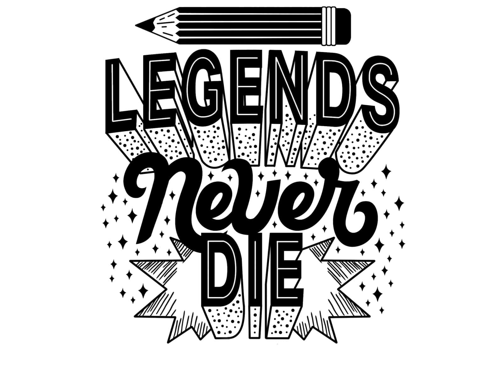 “Legender dør aldrig” Wallpaper